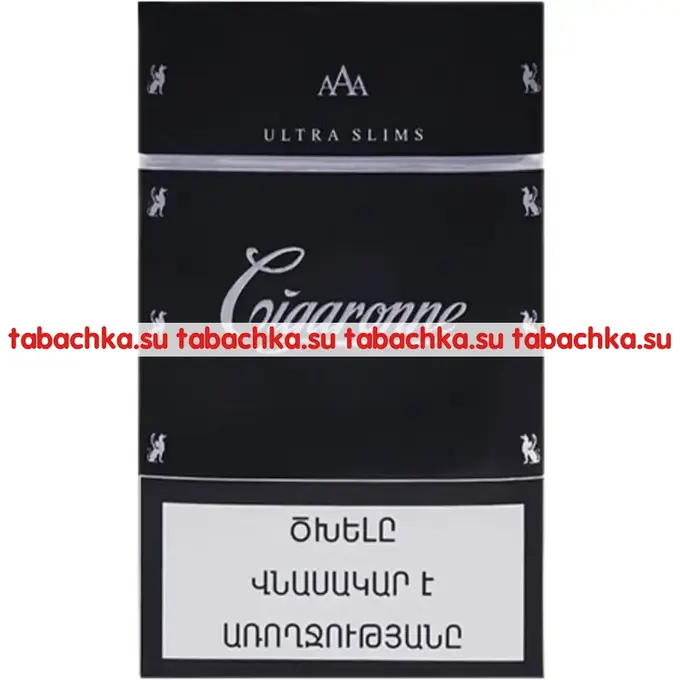 Сигареты Cigaronne Ultraslims Black Сигареты Cigaronne Ultraslims Black